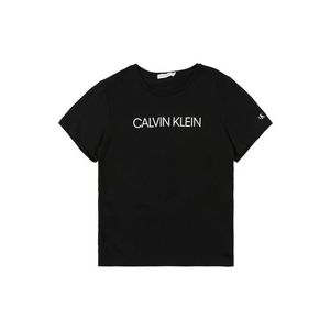 Calvin Klein Jeans Tricou 'INSTITUTIONAL' negru / alb imagine