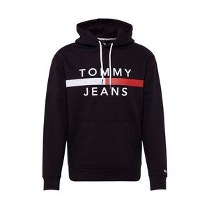 Tommy Jeans Bluză de molton 'TJM REFLECTIVE FLAG HOODIE' negru imagine
