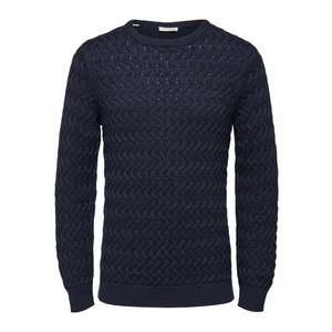 SELECTED HOMME Pulover navy imagine
