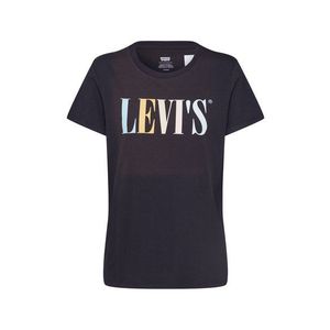 LEVI'S Tricou negru / galben / albastru cer imagine