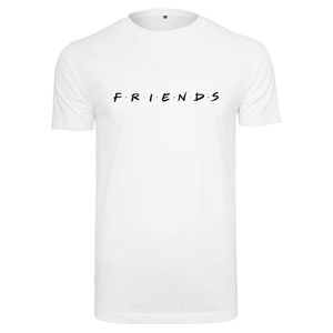 Mister Tee Tricou 'Friends' negru / alb imagine