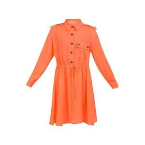 MYMO Rochie tip bluză portocaliu neon imagine