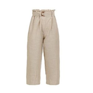 DreiMaster Vintage Pantaloni cutați alb / maro deschis imagine