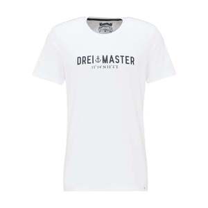 DreiMaster Vintage Tricou alb / negru imagine
