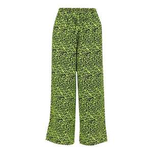 MYMO Pantaloni verde neon / negru imagine