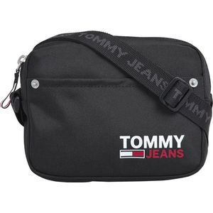 Tommy Jeans Geantă de umăr negru / alb / roșu deschis imagine