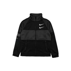 Nike Sportswear Hanorac 'SWOOSH' gri metalic / negru / alb imagine