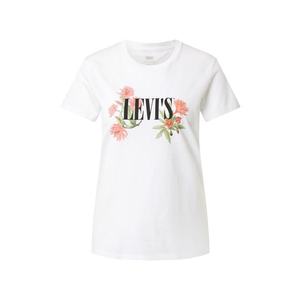 LEVI'S Tricou alb / negru / roz imagine