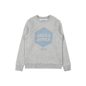Jack & Jones Junior Bluză de molton 'COLARSEN' gri amestecat / albastru cer imagine