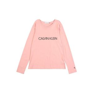 Calvin Klein Jeans Tricou 'INSTITUTIONAL' negru / roz deschis imagine