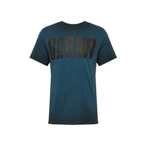 G-Star RAW Tricou negru / albastru imagine