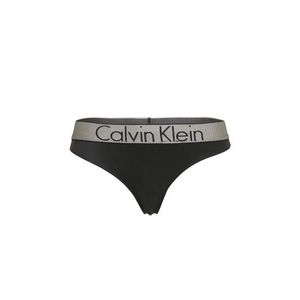 Calvin Klein Underwear Tanga 'THONG' gri / negru imagine