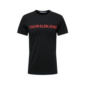 Calvin Klein Jeans Tricou 'INSTITUTIONAL SLIM LOGO TEE' negru imagine
