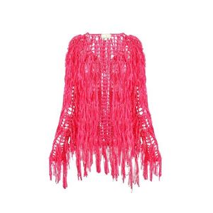 MYMO Geacă tricotată roz neon imagine