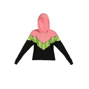 myMo ATHLSR Hanorac sport verde kiwi / negru / roz deschis imagine