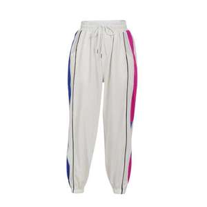 myMo ATHLSR Pantaloni sport alb / roz / albastru / negru imagine