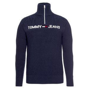 Tommy Jeans Pulover albastru / alb / roșu imagine