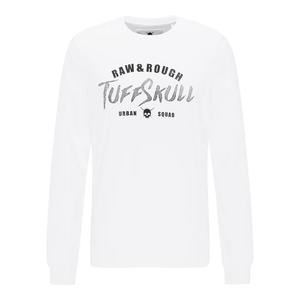TUFFSKULL Bluză de molton negru / gri / alb imagine