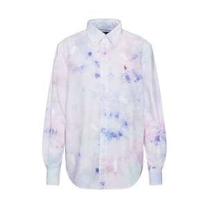 POLO RALPH LAUREN Bluză alb / mov / roz imagine