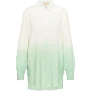 MYMO Bluză alb / verde mentă imagine