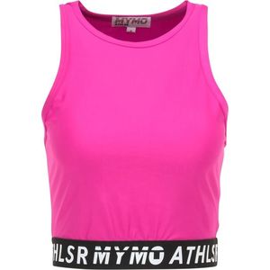 myMo ATHLSR Sport top roz neon / negru / alb imagine