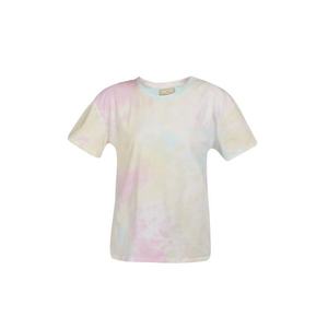 MYMO Tricou albastru pastel / roz pastel / galben pastel imagine