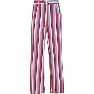 usha BLUE LABEL Pantaloni albastru / roșu / negru / alb imagine