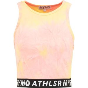 myMo ATHLSR Sport top rosé / portocaliu / negru / alb imagine