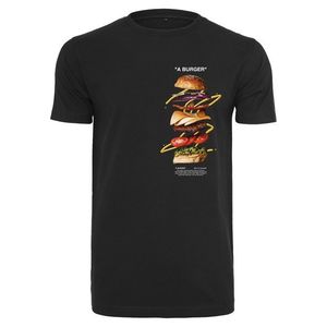 Mister Tee Tricou 'A Burger' negru / bej deschis / verde deschis / maro închis / galben muștar imagine