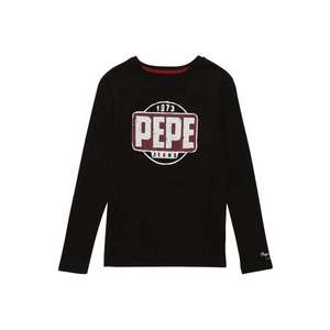 Pepe Jeans Tricou 'BEREL' negru / roșu / alb imagine