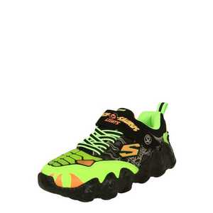 SKECHERS Sneaker negru / galben neon / kiwi / portocaliu pastel imagine