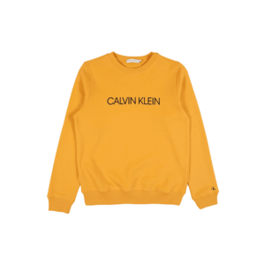 Calvin Klein Jeans Bluză de molton 'INSTITUTIONAL LOGO' galben imagine