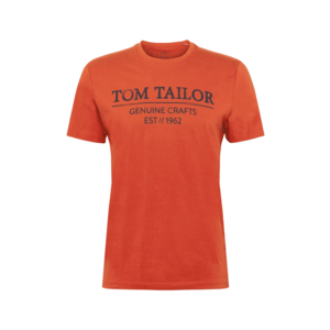 TOM TAILOR Tricou portocaliu închis / negru imagine