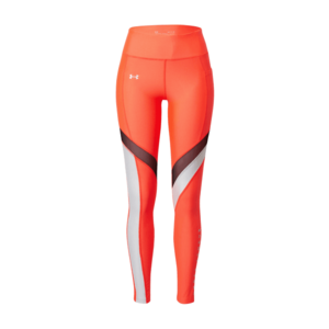 UNDER ARMOUR Pantaloni sport roșu orange / alb / negru imagine