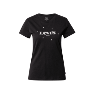 LEVI'S Tricou negru / argintiu imagine