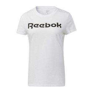 REEBOK Tricou funcțional alb / negru imagine