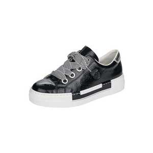 Rieker Sneaker low negru / argintiu / alb imagine