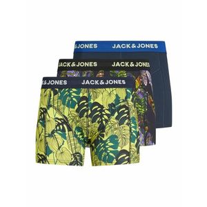 JACK & JONES Boxeri galben / negru / genţiană imagine