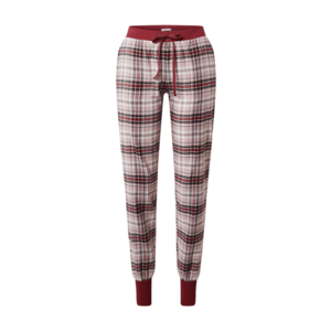 ESPRIT Pantaloni de pijama roșu / alb / negru imagine