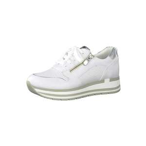 MARCO TOZZI Sneaker low alb / argintiu imagine