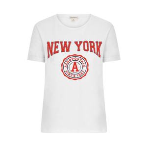 AÉROPOSTALE Tricou 'New York' alb / roși aprins / negru imagine
