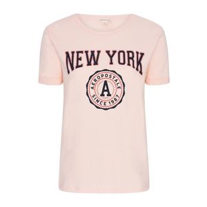 AÉROPOSTALE Tricou 'New York' bleumarin / roz / roșu imagine