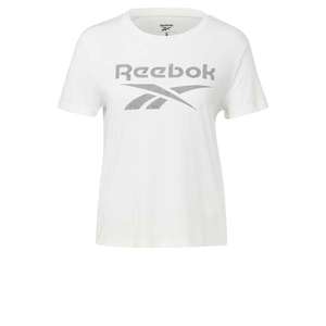 REEBOK Tricou funcțional alb / negru imagine