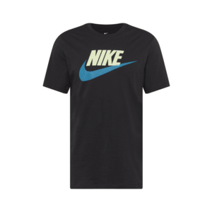 Nike Sportswear Tricou alb / negru / albastru imagine