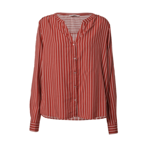 ONLY Bluză 'SUGAR' alb / roșu ruginiu imagine