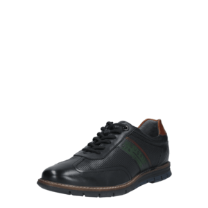 bugatti Pantofi cu șireturi 'Sandman' negru / verde închis / maro imagine