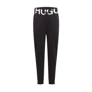 HUGO Pantaloni 'DUROS' negru / alb imagine