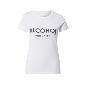 EINSTEIN & NEWTON Tricou 'Alcohol' negru / alb imagine