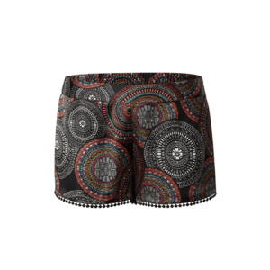 ETAM Pantaloni de pijama 'BASSA' negru / coral / oliv / alb / culori mixte imagine