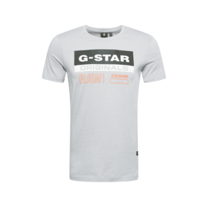 G-Star RAW Tricou gri deschis / negru / alb / somon imagine